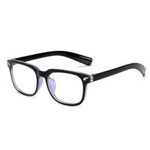 Higodoy Fashion eye Glasses Frame women Transperant Blue Film Eyewear Glasses No Degree Be Equipped with Prescription Glasses 2024 - buy cheap