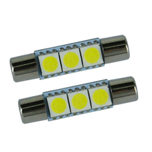 100X Festoon C5W T6 28mm 31mm Car Interior Light Auto Reading Dome License Plate Lamp Vanity Mirror Bulb 5050 3SMD White DC12V 2024 - buy cheap