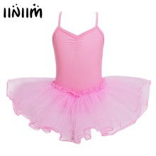 iiniim Teen Girls Costumes Fancy Princess Tutu Ballet Gymnastics Leotard Dance Wear Kids Ballet Class Ballerina Dancing Dress 2024 - buy cheap