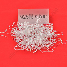 Wholesale 925 Sterling Silver Hooks Earrings Wire 200PCS/100 Pairs Design Beads Women Jewelry Finding 2024 - buy cheap