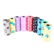 Color Random Garbage Bag Home Wider 1Roll Degradable Pet Dog Waste Poop Bag With Printing Doggy Bag 2024 - buy cheap