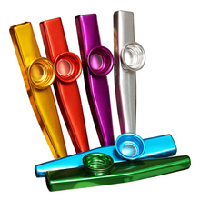 6 шт./лот металлический Казу, легкий портативный инструмент для начинающих, инструмент для флейты, для любителей музыки, инструмент для деревообработки, простые флейты Kazoo 2024 - купить недорого
