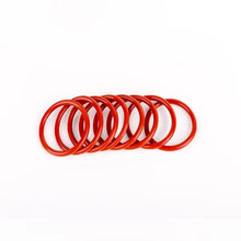 5pcs Wire diameter 3.1mm red Silica gel waterproof ring Seal O-ring OD 80mm-130mm High temperature resistance 2024 - buy cheap