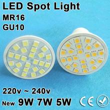 Super Bright 220V MR16 LED Lamp LED Spotlight 5W 7W 9W Bombillas Led Light MR16 GU10 Spot light Lampada LED Bulb 220V Lampara 2024 - buy cheap