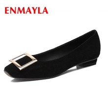 ENMAYLA   Casual  Square Toe  Slip-On  Square Heel  Women Shoes  Heels Women Size 34-40 ZYL2299 2024 - buy cheap