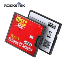 Rocketek Micro SD TF to CF/SD Memory Card Reader Converter Adapter MicroSD SDHC to Compact Flash Type I 2024 - buy cheap