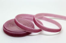 Handmade 1/4 inch 6mm 20yds/roll  velvet ribbon, No elastic Single face nylon webbing 2024 - buy cheap