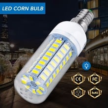 E14 LED Bulb Corn Lamp E27 LED light 220V Ampoule Led 3W lampada 5730 SMD 24 36 48 56 69 72leds Candle Light Bulb 5W Chandelier 2024 - buy cheap