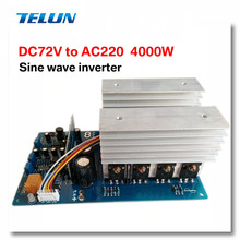 TELUN inverter 4000AV W DC 72V to AC 220V 50HZ pure sine wave inverter /uninterruptible power /solar power inverter board 2024 - buy cheap