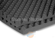 New arrival Black Color Soundproof foam/acoustic Egg  foam acoustic panel studio foam 4pcs size 2*1M Total 8 Square meters 2024 - buy cheap