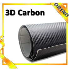 High Quality Black 3D Carbon Fiber Vinyl Film Black Carbon Wrapping Film For Car Phone Macbook Air Free Size:1.52*30m/Roll 2024 - buy cheap