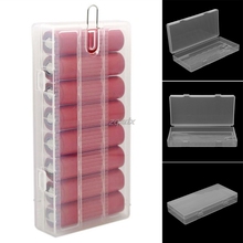1pc 8X18650 Battery Holder Case 18650 PP Battery Storage Box with Hook Holder Transparent Strong Hard case 2024 - buy cheap