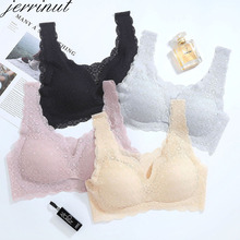 Jerrinut Sexy Lace Bra Push Up Bralette Underwear Women Seamless Bra Sleep Vest Bras For Women Comfortable Breathable Brassiere 2024 - compre barato