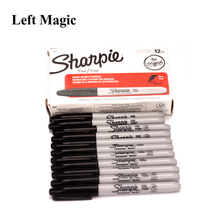 3 Pcs Sharpie Pen (Normal Pen) Magic Tricks Marker Pen ( Black ) Magician Professional Close-Up Street Magic Accessories 2024 - buy cheap