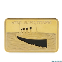 Tragedy Of The Titanic Commemorative Coin Zinc Alloy Collection No-currency Coins Gift 2024 - buy cheap