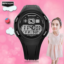 SANDA-reloj Digital multifuncional para niños y niñas, relojes de pulsera deportivos impermeables y coloridos 2024 - compra barato