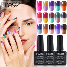 Elite99 New Arrival Cheese Chameleon Temperature Change Color Gel Polish Mood Color Changing DIY Nail Art UV Gel Polish Lacquer 2024 - buy cheap