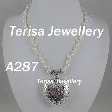 Collar de perlas naturales de moda, collar con perlas de agua dulce de grado AAA, tamaño 7-8mm, 45cm(18 pulgadas), A287 #, envío gratis 2024 - compra barato