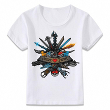 Camiseta para niños y niñas, ropa para jugadores Forever Pokeball Master Sword, camisetas para niños y niñas pequeños, oal015 2024 - compra barato