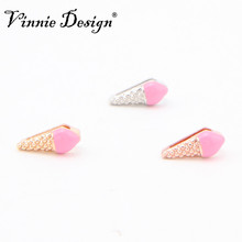 Vinnie Design Jewelry Ice Cream Slide Charms fit on Keepers Bracelets 5pcs/lot 2024 - buy cheap