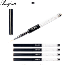 BQAN 1 pcs Professional 5mm/7mm/9mm Nail Brush Hand Draw Tips Drawing Line Painting Pen Tools Manicure Nail Art Brush Decoration 2024 - buy cheap