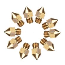 10pcs MK8 Extruder Nozzle For 3D Printer CR-10 5 Different Size 0.2mm 0.4mm 0.6mm 0.8mm 1.0mm 2024 - buy cheap