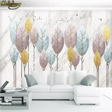 beibehang Romantic Blue Dandelion wallpaper modern papel de parede 3D wall paper wallpapers roll 2024 - buy cheap