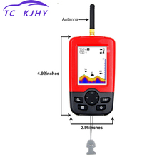 Морской gps беспроводной Пластиковый детектор рыб lcd лодочный искатель датчик глубины локатор океан лодка сигнализация детектор рыбы дисплей 2024 - купить недорого