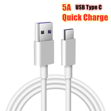 1 м 5А USB Type C кабель для быстрой зарядки для Huawei Mate9/Mate9 Pro/Mate10/Mate10 Pro/P10/P10 Plus Honor V10 Type-C 2024 - купить недорого