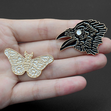 Brooch Metal 1PCS Bird Butterfly Cartoon Brooch Metal Badge Accessories Icon Clothing T-shirt Clothes Bag Backpack 2024 - buy cheap