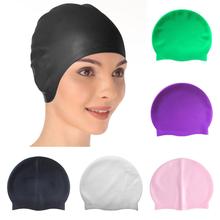 Touca de silicone elástica para proteger as orelhas, chapéu de silicone à prova d'água para adultos homens e mulheres 2024 - compre barato
