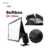 Acessórios caixa pariram difusores de flash softbox flash 20x30 medição 20 30 cm para canon 580EX/430EX/ 550EX/540EZ/420EX/380EX 2024 - compre barato