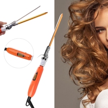 9mm 360 Degree Rotating Electric Hair Salon Curler Tool Ceramic Curling Iron Wand 2024 - buy cheap
