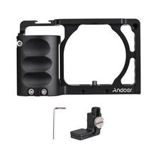 Andoer Protective Video Camera Cage + Hand Grip Kit Film Making System with Cable Clamp for Sony A6000 A6300 A6500 NEX7 ILDC 2024 - buy cheap