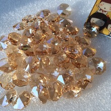 Sparkle 500pcs Champagne crystal Octagon Beads for chandelier Crystal Accessories, Crystal Curtain Supplies, crystal lamp parts 2024 - buy cheap