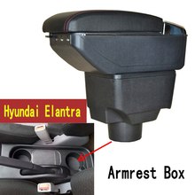 Para Hyundai Elantra XD reposabrazos caja central de contenido de la tienda caja de almacenamiento con sostenedor de taza Cenicero de interfaz USB 2024 - compra barato