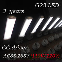 G23 LED lamp 4W 6W 8W 10W real power tube SMD 2835Epistar g23 PL lamp AC110V 120V 220V 230V 240V AC85-265v 5pcs/lot 2024 - buy cheap