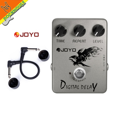JOYO Digital Delay Guitar Effects Pedal Delay Effects pedal stompbox 600ms delay time warm and glossy True Bypass Free shipping 2024 - buy cheap