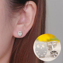 Shuangshuo New Style Fashion Small Owl Stud Earrings for Women Cute Animal Earrings boucle d'oreille femme 2017 brincos aretes 2024 - buy cheap