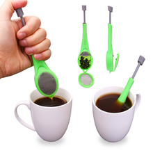 Creative Reusable Tea Infuser Tea Filter Strainers Built-in Plunger Healthy Intense Flavor Tea Bag Plastic Tea Teaware New Hot 2024 - buy cheap