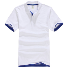 Camiseta masculina de algodão de manga curta, camisa casual sólida de marca para homens verão 2020 2024 - compre barato