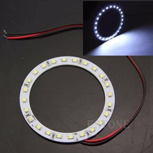 1pair 80mm Angel Eyes 24 SMD LED Ring Car Bright White Light Hot 2024 - buy cheap