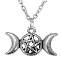 Triple Goddess Wicca Practical Magick Charm Pendant Amulet Talisman Necklace 2024 - buy cheap