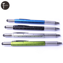 Pluma táctil multifuncional 6 en 1, herramienta de 4 colores, punta de bola, cabeza plana, destornillador Phillips, Bites Spirit Leve, 4 Uds. 2024 - compra barato