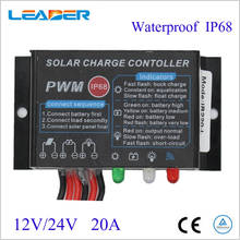 20pcs/lot PWM 10/20A Solar Charge Controller Waterproof 12V 24V Auto LED Display CE RoHS Solar Panel Regulator for Lighting Use 2024 - buy cheap