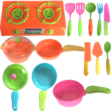 Kitchen Toys For Children Educational Classic Utensil Cooker Playset Cooking Tools Combination Children Play Pretend Kitchen Set 2024 - buy cheap