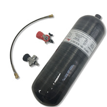 AC309301 Acecare-cilindro de fibra de carbono HPA, 9L, 300bar, pistola de aire, tanque, válvula y adaptador de relleno 2024 - compra barato