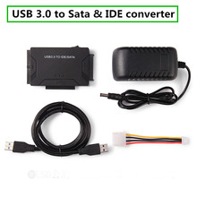USB 3,0 на Sata/конвертер адаптеров IDE Жесткий драйвер адаптер для 2,5 "/3,5" SATA HDD/SSD и IDE HDD конвертер и USB IDE кабель 2024 - купить недорого