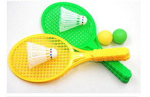 Raqueta de tenis de bádminton doble para bebé, raqueta deportiva para padres e hijos, juguetes educativos, Regalos divertidos, novedad, 1 par 2024 - compra barato