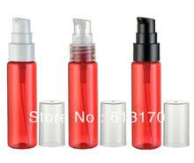 30ml Empty PET emulsion bottle small portable Press pump lotion bottles Red refillable Cosmetic Packing container Free shipping 2024 - купить недорого